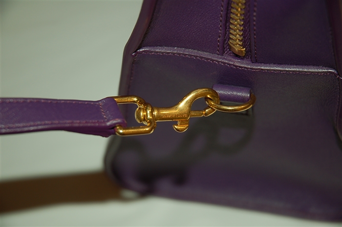 Royal Purple Saint Laurent Satchel, size S