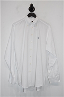 Crisp White Etro Button Shirt, size L