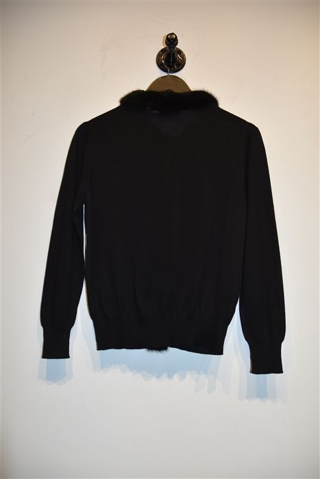 Basic Black Prada Cardigan, size 8