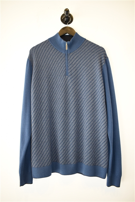 Dusk Blue Stefano Ricci Pullover, size 2XL