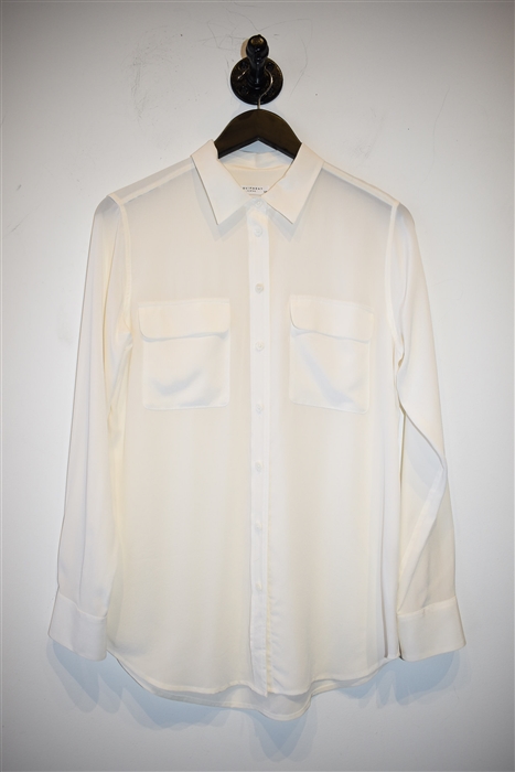 Cream Equipment Silk Shirt, size S