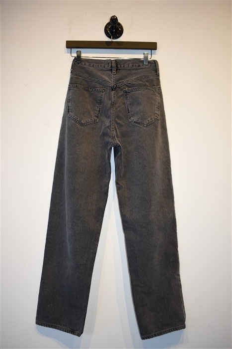 Faded Gray Agolde Straight Leg Jean, size 27