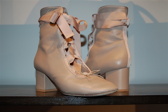 Dusty Rose Valentino Ankle Boots, size 6.5