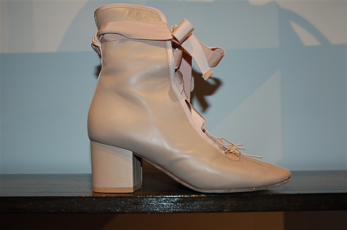 Dusty Rose Valentino Ankle Boots, size 6.5