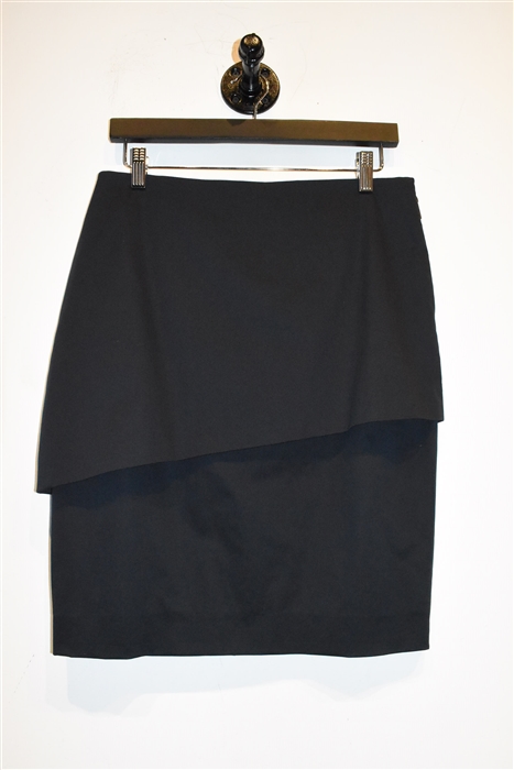 French Navy Brunello Cucinelli Pencil Skirt, size 8