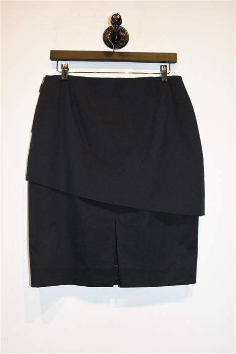 French Navy Brunello Cucinelli Pencil Skirt, size 8