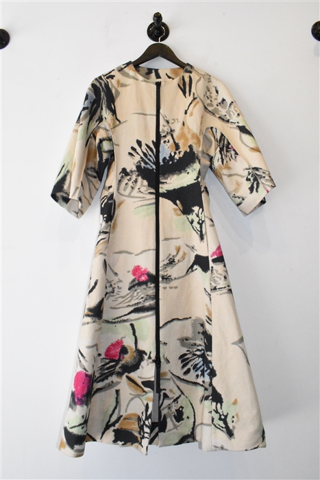Floral Marni Dress Coat, size 4