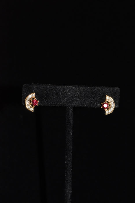Gold Nina Ricci - Vintage Earrings, size O/S