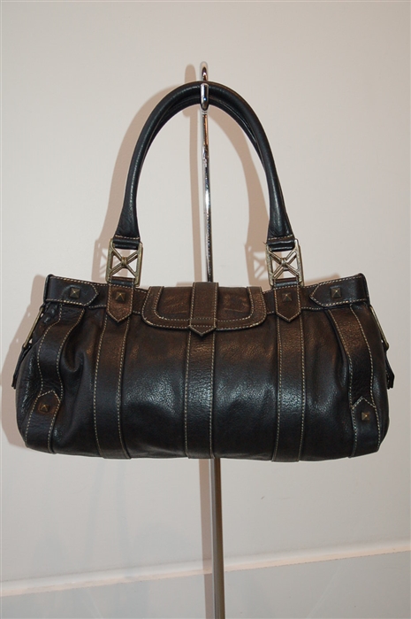 Black Leather Christian Louboutin Satchel, size M