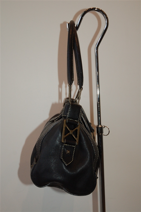Black Leather Christian Louboutin Satchel, size M