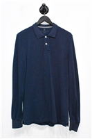 Navy Melange Brunello Cucinelli Polo, size M