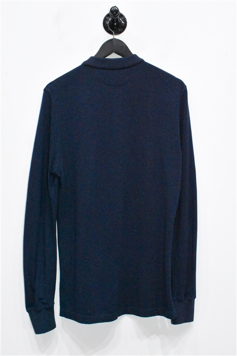 Navy Melange Brunello Cucinelli Polo, size M