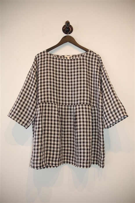 Black & White Eileen Fisher Tunic, size M