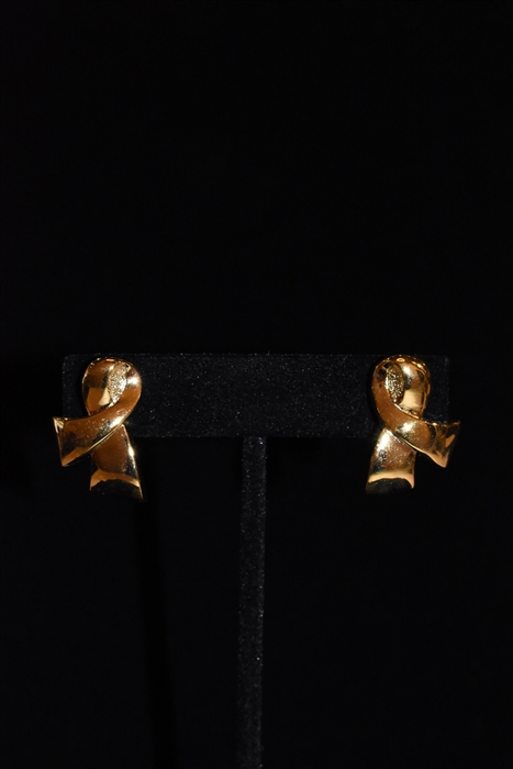 Gold Nina Ricci - Vintage Earrings, size O/S
