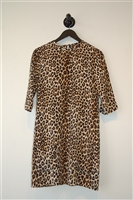 Animal Print Equipment Tunic Dress, size XS