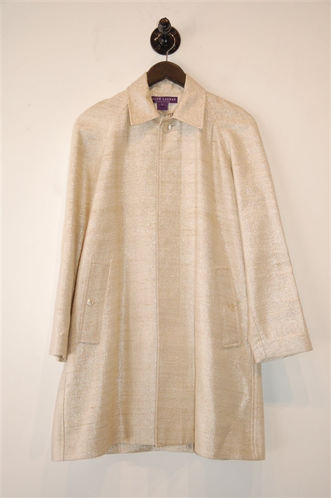 Soft Beige Ralph Lauren - Purple Label Coat, size 2