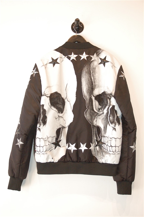 Black Philipp Plein Bomber Jacket, size 2XL