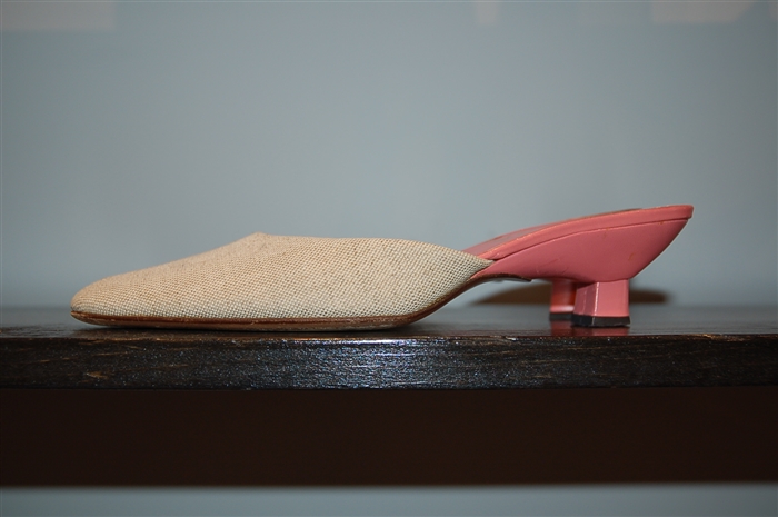 Raw Cotton Prada Kitten Heels, size 7.5