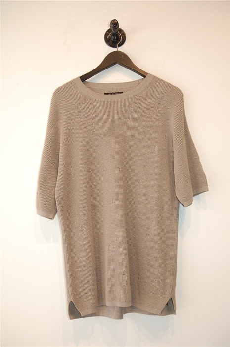 Taupe All Saints Short-Sleeved, size XS