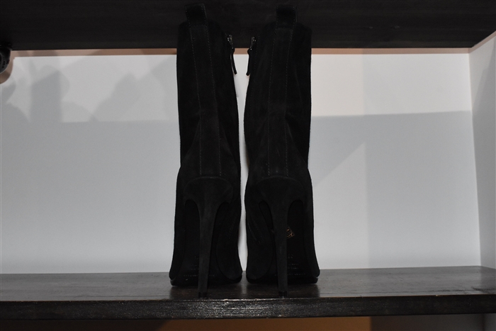 Black Suede Haider Ackermann Ankle Boots, size 8.5