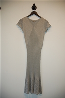 Silver Pink Tartan Sweater Dress, size M
