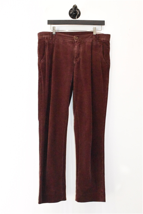 Burgundy Brunello Cucinelli Trousers, size 34