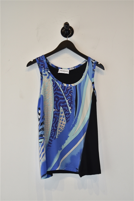 Geometric Emilio Pucci Shell, size S