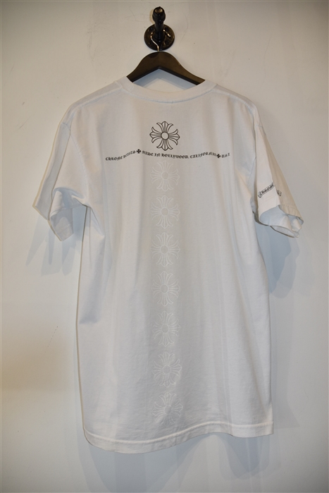 Bright White Chrome Hearts T-Shirt, size L
