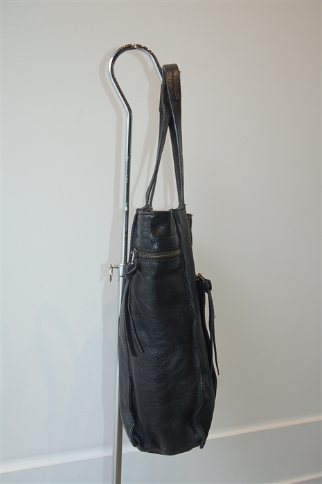 Black Leather Zadig & Voltaire Tote, size L