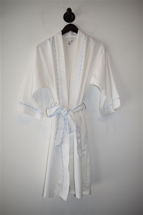 Bright White Oscar de la Renta Robe, size S