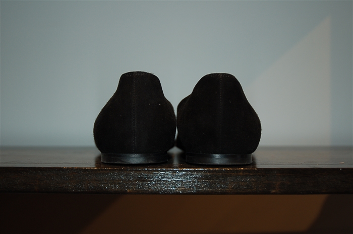 Black & Gold Alexander McQueen Flats, size 8