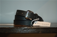 Black Leather Max Mara Belt, size L