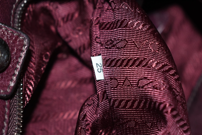 Burgundy Prada Shoulder Bag, size M