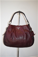Burgundy Prada Shoulder Bag, size M