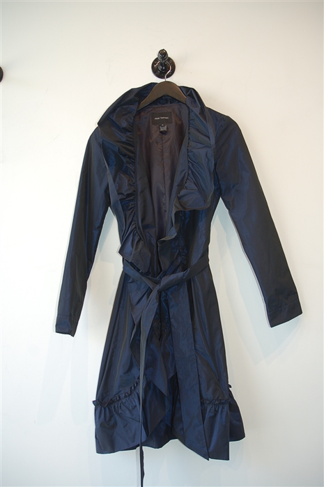 Sapphire Pink Tartan Trench Coat, size 6