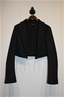 Glen Plaid Akris Cropped Jacket, size 12