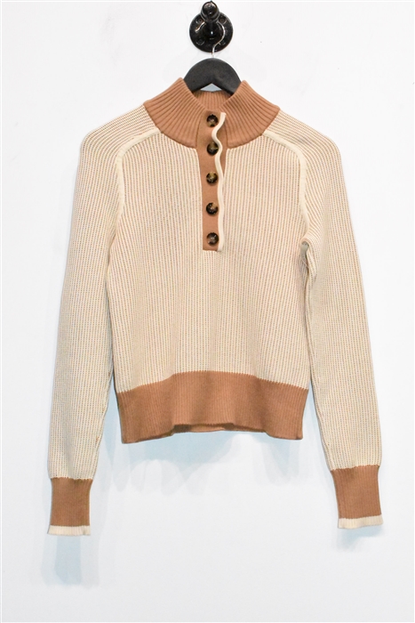 Colour Blocked Veronica Beard Pullover, size XS