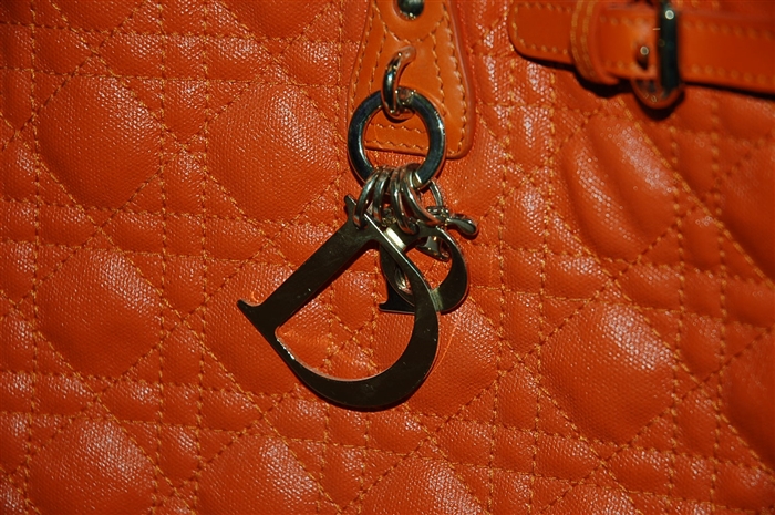 Tangerine Dior Tote, size L