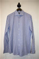 Purple Check Hugo Boss - Boss Button Shirt, size L