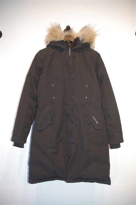 Basic Black Canada Goose Parka, size M