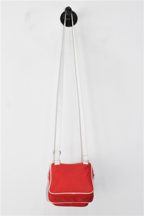 Red & White Courreges - Vintage Cross-Body, size S