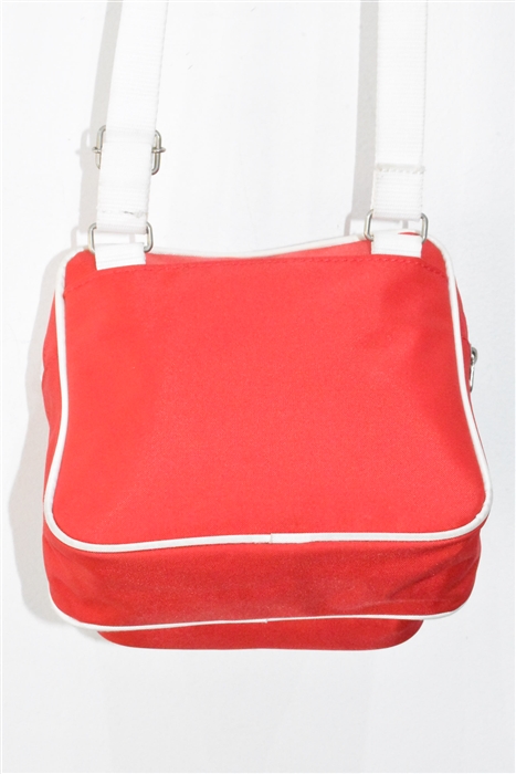 Red & White Courreges - Vintage Cross-Body, size S