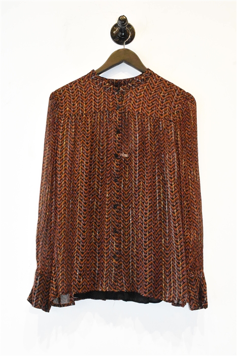 Paisley Ba&sh Button Blouse, size M