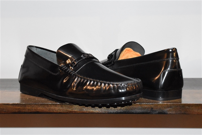 Black Leather Tod's Loafer, size 9.5