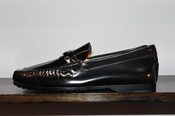 Black Leather Tod's Loafer, size 9.5