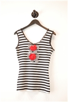 Black & White Moschino - Jeans Tank Top, size M