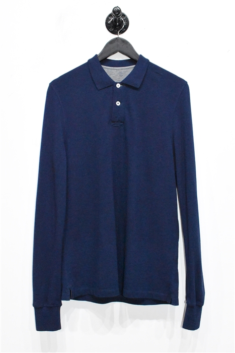 Navy Brunello Cucinelli Polo, size M