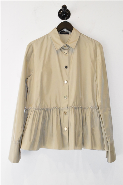 Beige Piazza Sempione Shirt, size 10