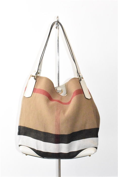 Check Burberry Shoulder Bag, size L
