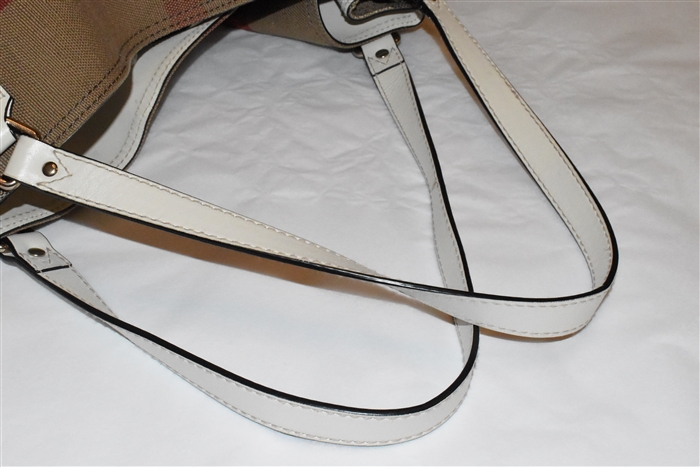 Check Burberry Shoulder Bag, size L